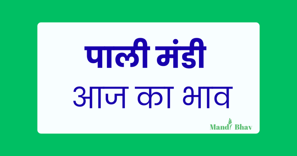 Pali Mandi Bhav
