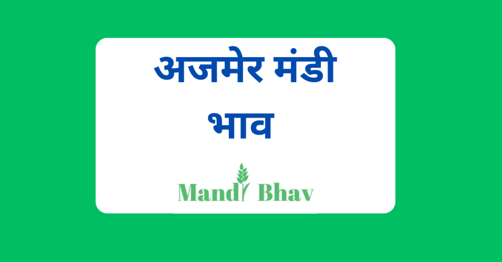 अजमेर मंडी भाव (Ajmer Mandi Bhav)