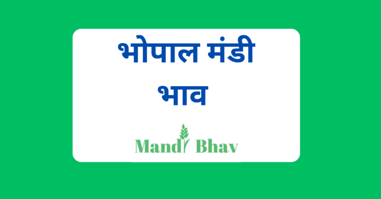 भोपाल मंडी भाव (Bhopal Mandi Bhav)