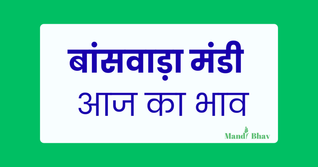 Banswara Mandi Bhav