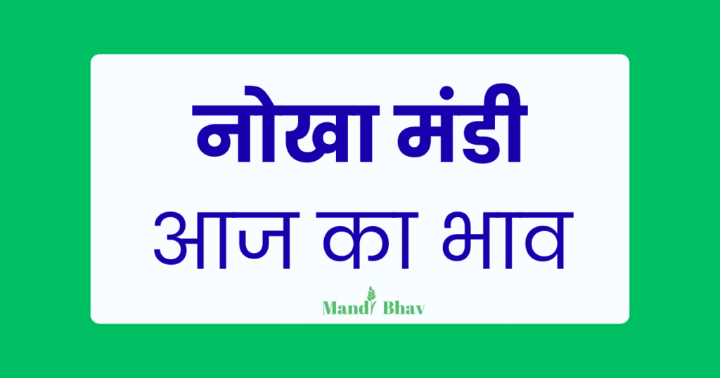 Nokha Mandi Bhav